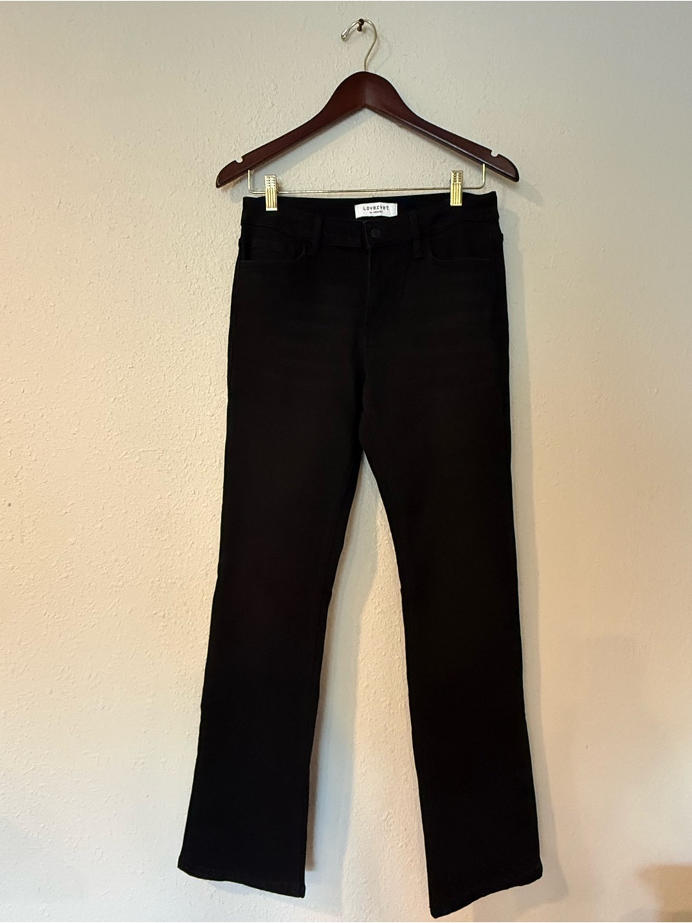 Lovervet Clearly Black Mid Rise Bootcut Jeans Size 29/9